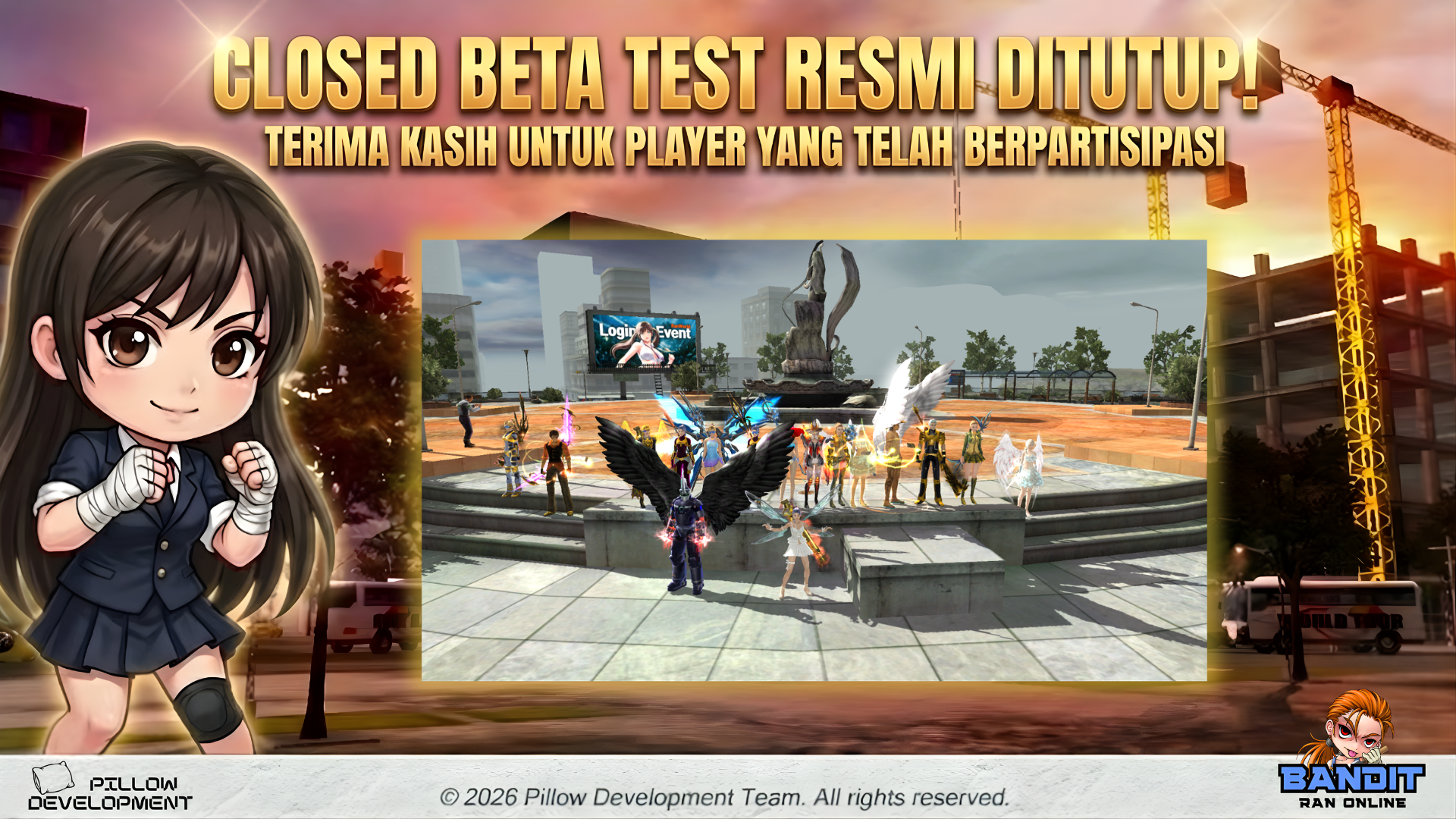 Closed Beta Test Berakhir