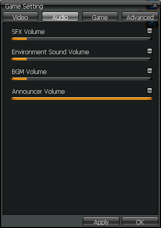 Dedicated Announcer Volume Control